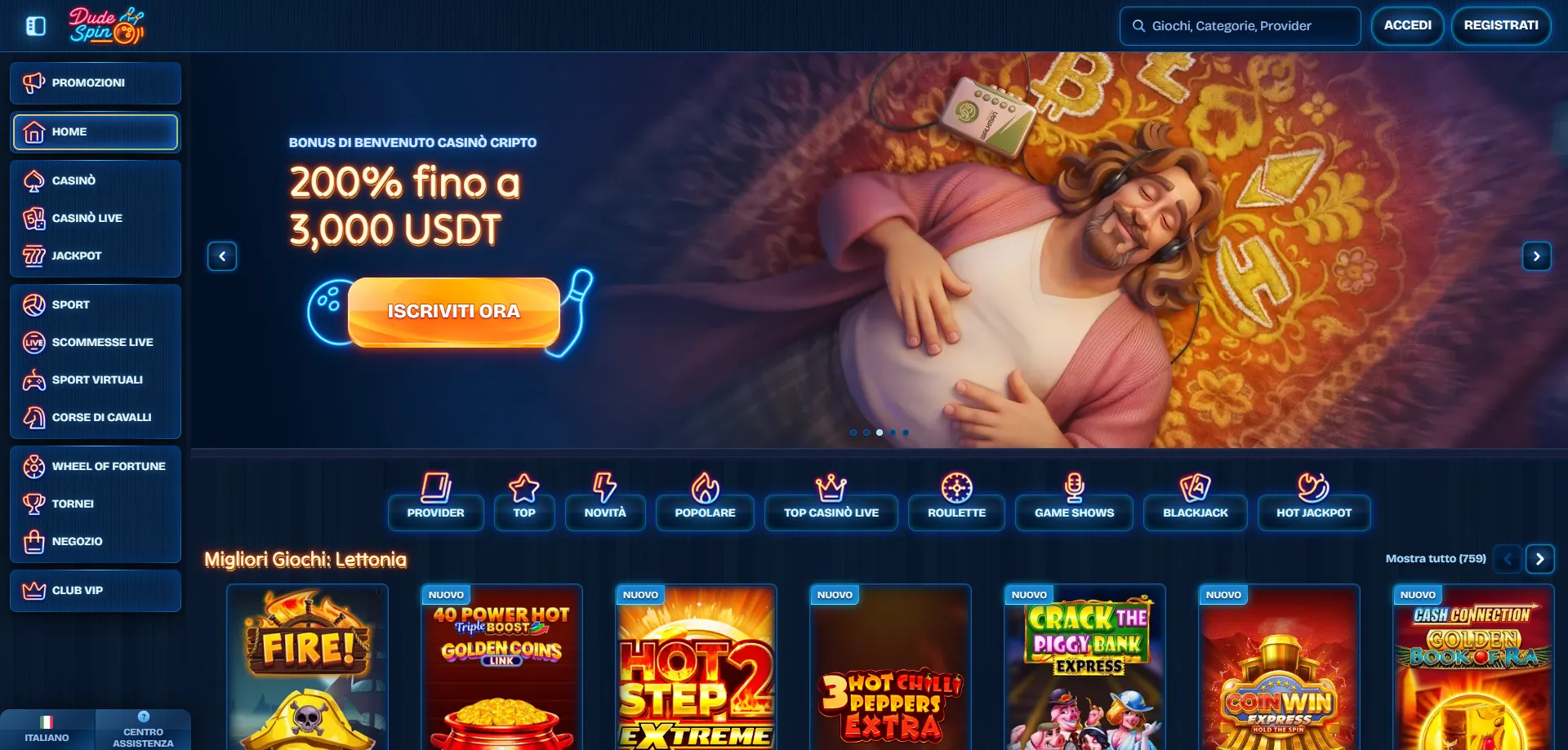 Dudespin Casino mirror 1 accesso alternativo ufficiale 2026