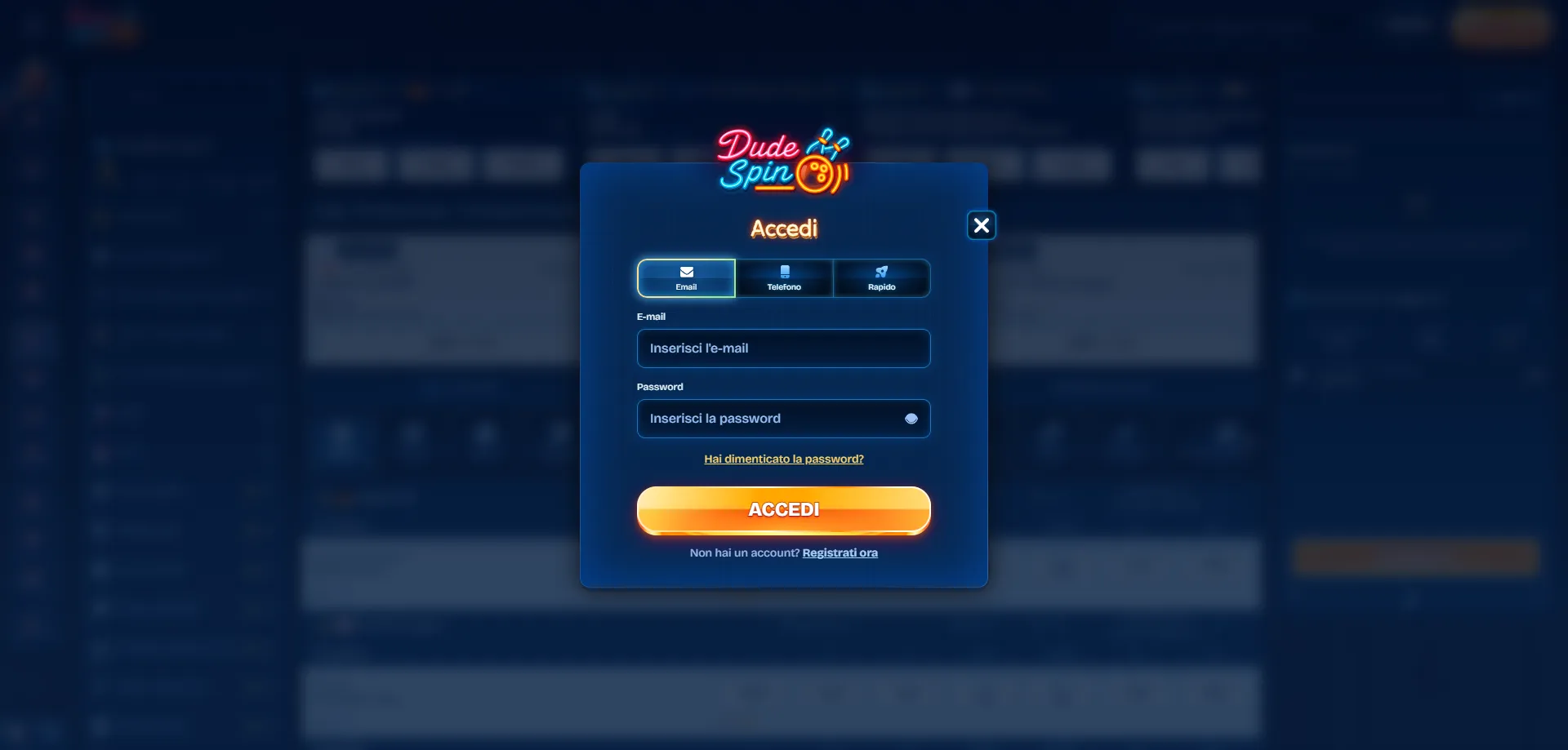 Dudespin Casino login — accedi al tuo account in sicurezza